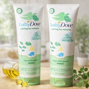 Baby Dove- Baby Hypoallergenic Lotion 2pk